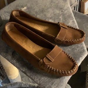 J.Crew Brown Moccasins